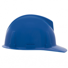 MSA 454723, Topgard Slotted Cap, Blue, w/1-Touch Suspension