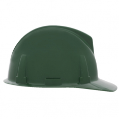 MSA 454726, Topgard Slotted Cap, Green, w/1-Touch Suspension