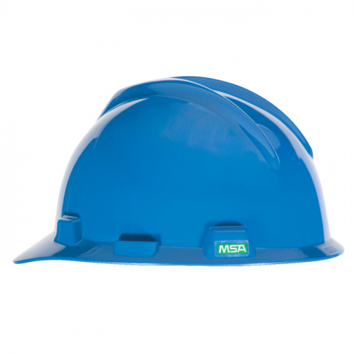 MSA 463943, V-Gard Slotted Cap, Blue, w/Staz-On Suspension