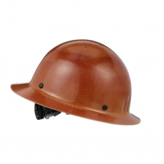 MSA 475407, Skullgard Protective Hat Natural Tan - w/ Fas-Trac III Suspension, Standard