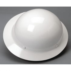 MSA 475408, Skullgard Protective Hat White - w/ Fas-Trac III Suspension, Standard