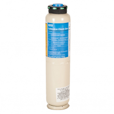 MSA 478191, Calibration Cylinder, Gas, 100 L, Non-Reactive, (CH4)-1.45%, (O2)-15%, (CO)-60 PPM
