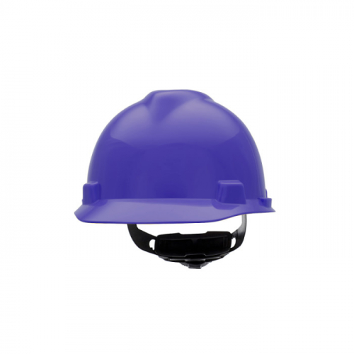 MSA 495858, V-Gard Slotted Cap, Purple, w/Fas-Trac III Suspension