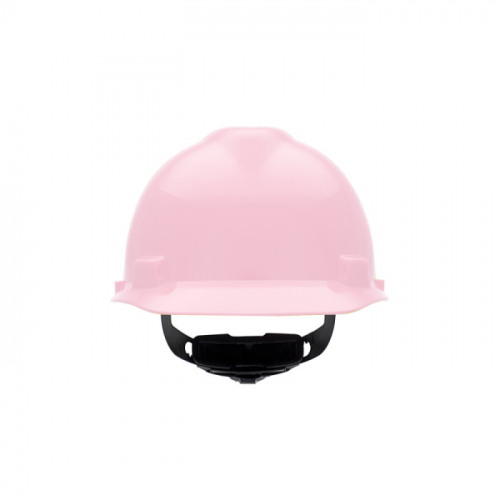 MSA 495862, V-Gard Slotted Cap, Pink, w/Fas-Trac III Suspension