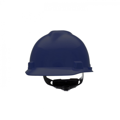 MSA 802972, V-Gard Slotted Cap, Dark Blue, w/Fas-Trac III Suspension