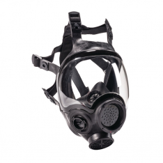MSA 813860, Advantage 1000 Riot Control Gas Mask, complete with canister, nosecup, and identificatio