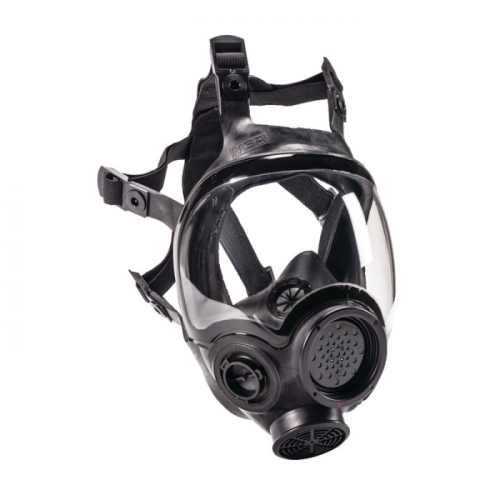 MSA 813861, Advantage 1000 Riot Control Gas Mask, complete with canister, nosecup, and identificatio