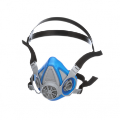MSA 815700, Advantage 200 LS Respirator, with 2-Piece Neckstrap, Large, Blue