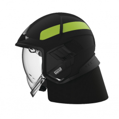 MSA GYL1018500000-NE16, Cairns XF1 Fire Helmet, Large, Matte Black
