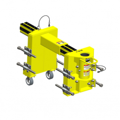 MSA IN-2075, 3" Adj. Wall Adapter, 12-31.5"