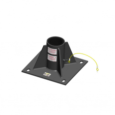 MSA IN-2254, 4" Center Mount Floor Adapter, 304 SST