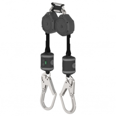 MSA VSOHW-012-QF-A, V-SHOCK PFL,  6',  twin-leg,  36CL large steel snaphooks,  twin link triple acti