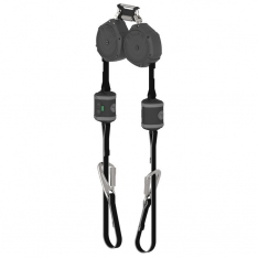 MSA VSOHW-032-QJ-O-TB, V-SHOCK PFL,  10',  twin-leg,  tie-back,  FP5K snaphooks,  steel carabiner (t