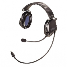 MSA 10079964, Supreme Pro Headset, Leather Headband, Single Comm, Electret L MIC