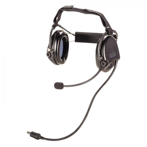 MSA 10079967, Supreme Pro Headset, Cloth Neckband, Single Comm, Electret L MIC