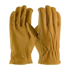 PIP 09-K3700/L, KUT GARD GOATSKIN LEATHER DRIVERS, 13G KEVLAR LINING, STAIGHT THUMB A2