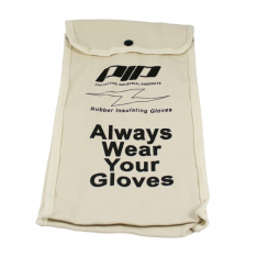 PIP 148-6014, NOVAX, Canvas Bag for 14 In. Electrical Rated Glove, Natural