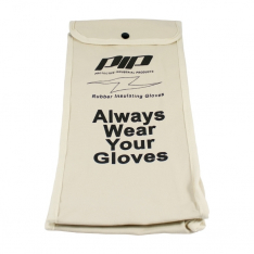 PIP 148-6016, NOVAX, Canvas Bag for 16 In. Electrical Rated Glove, Natural