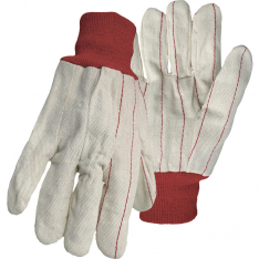 PIP 1JC28013R, 18 OZ., CANVAS DOUBLE PALM, NAP-IN, RED KW
