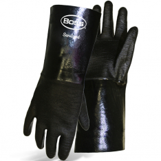 PIP 1SN2537, CHEMGUARD GLOVE WITH CRINKLE GRIP, SANITIZED TREATED, 14" LONG