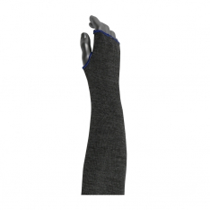 PIP 20-21DACPBP18TH, SMART FIT BLACK POLY/DYNEEMA ACP BLEND SLEEVE, 1-PLY, 18", WITH THUMB HOLE