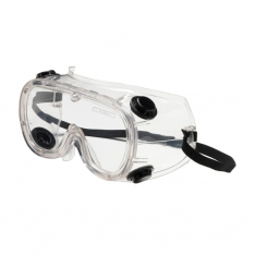 PIP 248-4401-300, BASIC-IV GOGGLE, CLR LENS, CLR PVC FRM, ELASTIC STRAP, UNCOATED