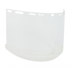PIP 251-01-5210, CLEAR PC VISOR WITH CHIN CUP .04"X7"X15.5" UNIVERSAL FIT. UNIVERS