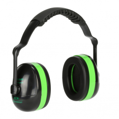 PIP 263-NP113, EAR MUFF,27 DB NRR, PADDED HEADBAND,BLACK/GREEN, DIELECTRIC