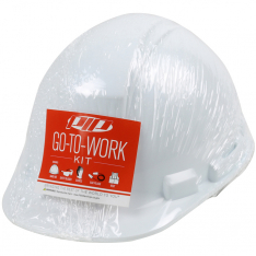 PIP 289-GTW-HP241-L/XL, GO TO WORK PRE-PACK KIT, WHITE HP241 HAT, L/XL