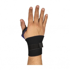 PIP 290-9015, WRIST SUPPORT, LIGHT NEOPRENE WITH PUNCHED THUMB LOOP, OSFM, BLACK