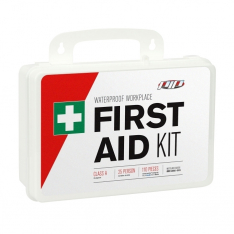 PIP 299-21025A, FIRST AID KIT, 25 PERSON, CLASS A, ANSI 2021, PLASTIC BOX, GASKETED