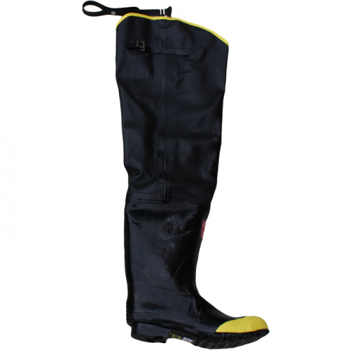 PIP 2HS623111, BLACK, RUBBER HIP BOOT STEEL SHANK AND TOE