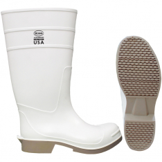 PIP 2PP392406, PVC PLAIN TOE 16" BOOT WITH SAFETY-LOC TREAD, WHITE, USA