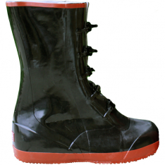 PIP 2PP629709, BLACK, RUBBER OVER-THE-SHOE ARCTIC 5 BUCKLE BOOTS