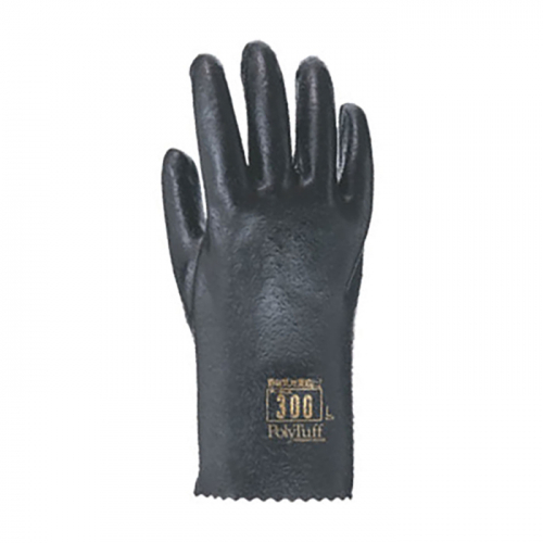 PIP 300L, 10.25" COTTON LINED POLY TUFF ESD GLOVES LARGE 1 PAIR