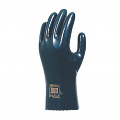 PIP 3300L, 13" COTTON LINED POLY TUFF ESD SOLVENT GLOVES LARGE 1 PR