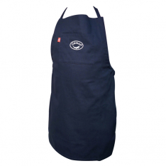 PIP 3002-1, APRON, DARK NAVY, FLAME RESISTANT FABRIC, CHEST POCKET, COMFORT STRAP, 36"