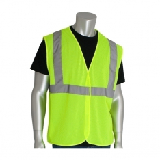 PIP 302-MVGLY-XL, CLASS 2 MESH VEST, NO POCKETS, H&L CLOSURE, 2IN. TAPE, LY