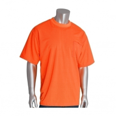 PIP 310-CNTSNOR-2X, NON-ANSI, SHORT SLEEVE T-SHIRT, CREW NECK, CHEST POCKET, OR