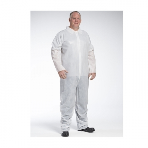PIP 3400/XXL, WEST CHESTER, PE LAMINATE WHITE COVERALL, BASIC