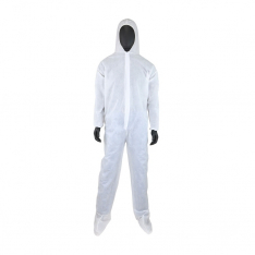 PIP 3409/L, WEST CHESTER, PE LAMINATE COVERALL, ELASTIC WRIST, ANKLE, HOOD, BOOT