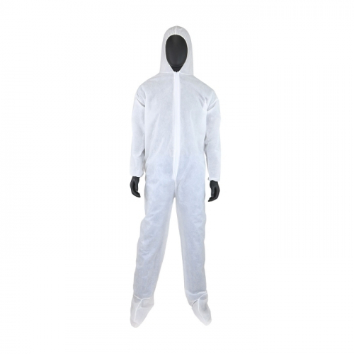 PIP 3409/XXXL, WEST CHESTER, PE LAMINATE COVERALL, ELASTIC WRIST, ANKLE, HOOD, BOOT
