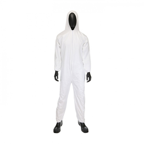 PIP 3656/2XL, WEST CHESTER, 50G MICROPOROUS COVERALL, HOOD, ELASTIC WRIST/ANKLE