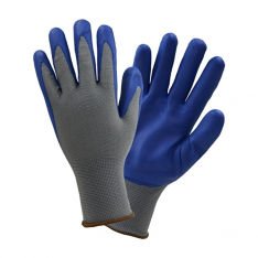 PIP 37185/L5P, POLYESTER KNIT, FOAM NITRILE GRIP GLOVES