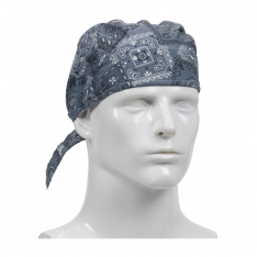 PIP 396-300-CBL, EZ-Cool Evap. Cooling Tie Hat, Elastic Fit, Cowboy Blue