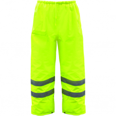 PIP 3NR40002X, ANSI 107 CLASS E INSULATED HI VIS PU/OXFORD WATERPROOF PANT