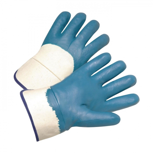 PIP 4550/L, WEST CHESTER, HEAVY WEIGHT, NITRILE COATED PALM, SAFETY CUFF