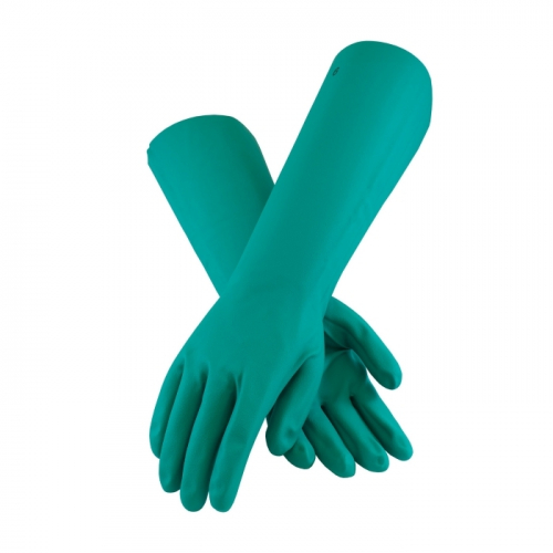 PIP 50-N2272G/XXL, ASSURANCE UNSUPPORT NITRILE, GRN., 22 MIL, 18 INCH, UNLINED, SANDPATCH