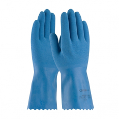 PIP 55-1635/L, ASSURANCE, LATEX COATING WITH NYLON LINER, BLUE LATEX CRINKLE GRIP