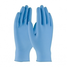 PIP BQF12-2X, 12" PF Blue Nitrile 5 mil Disposable Glove 1000/cs 2-XLARGE,QRP